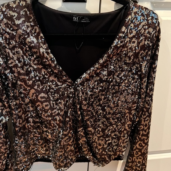ZARA trf collection - Sequin Top size S - Picture 7 of 7